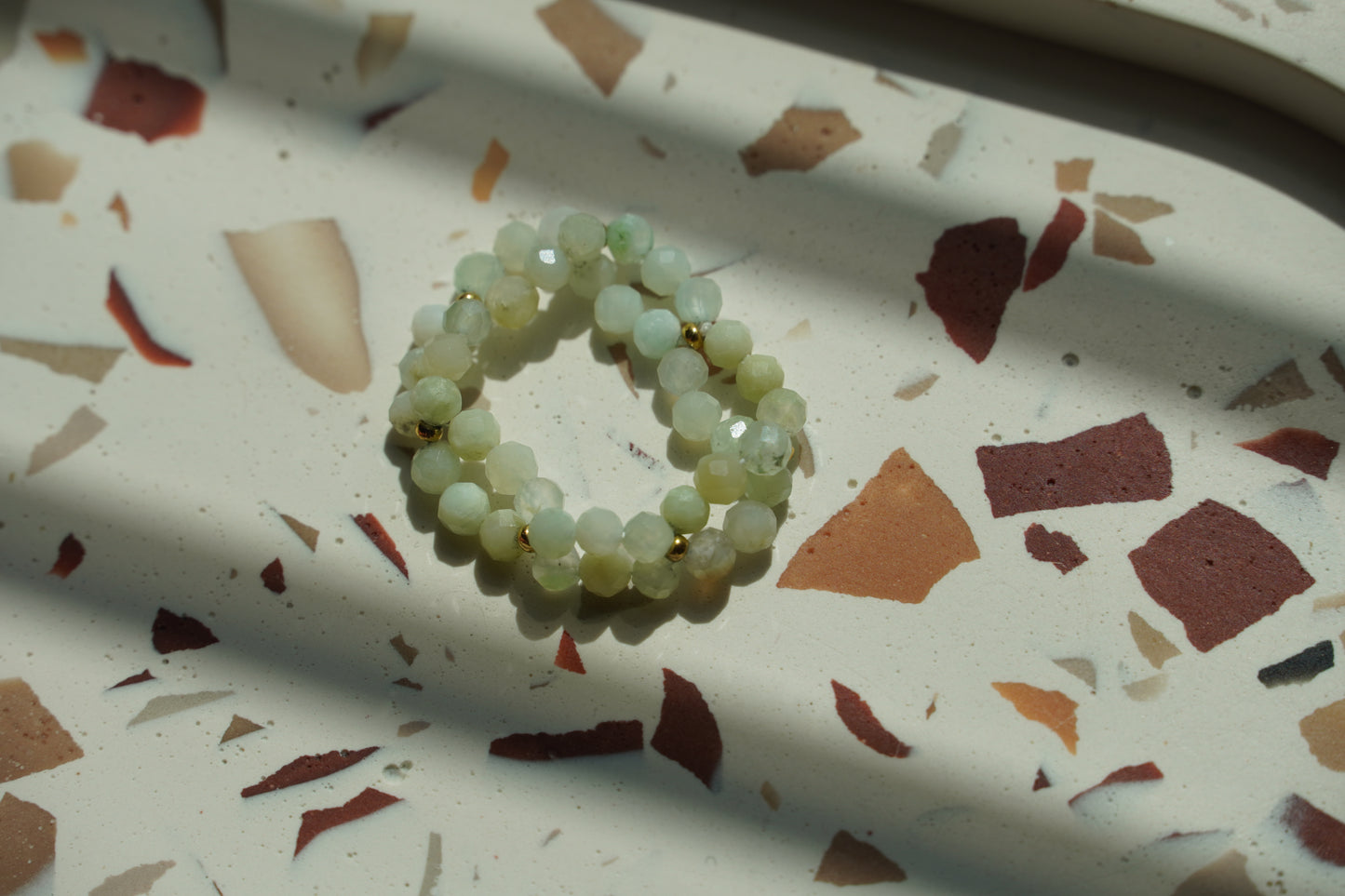 Apple Green Chrysoprase Ring