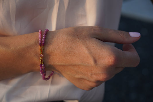 Pink Tourmaline Bracelet