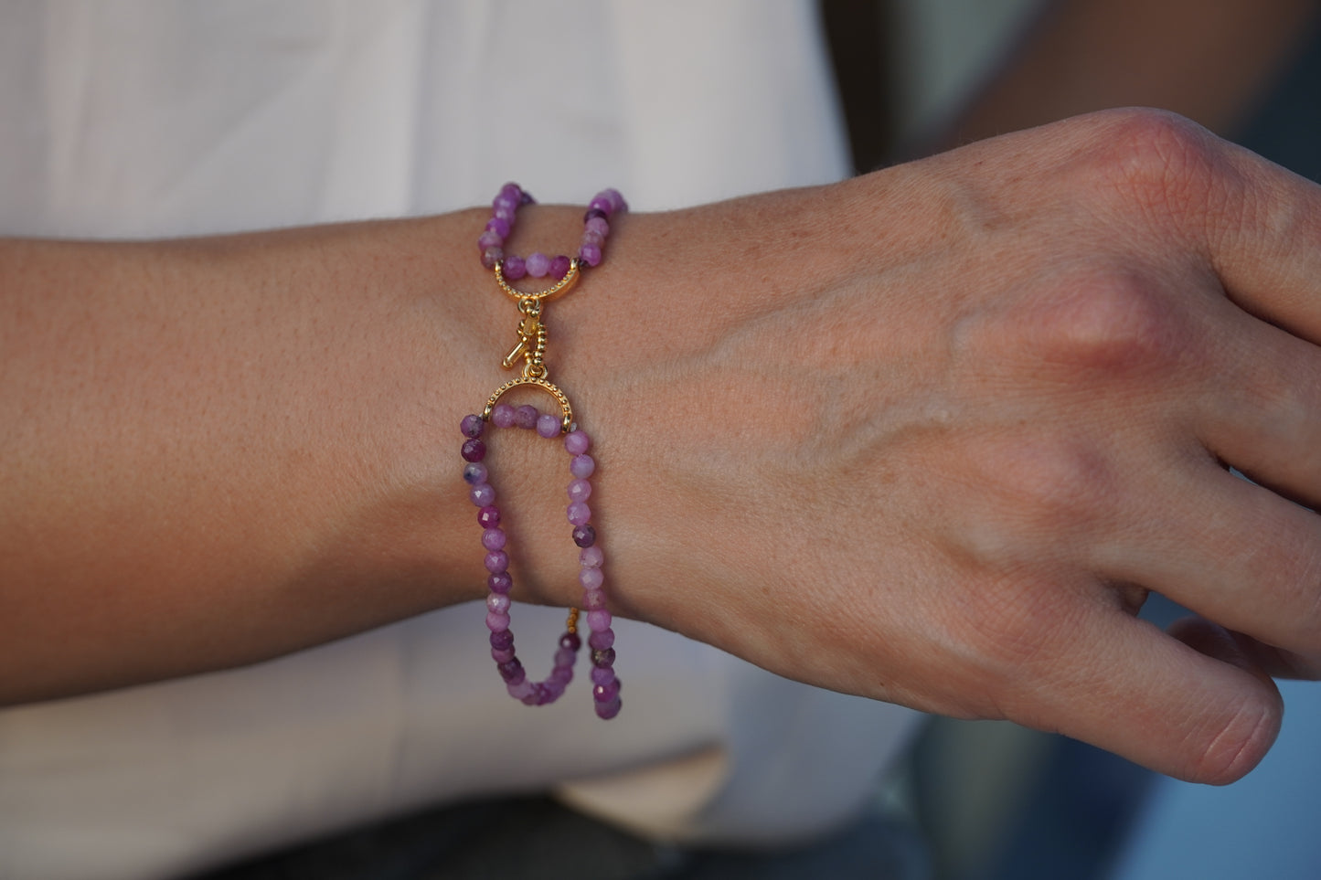 Pink Tourmaline Bracelet