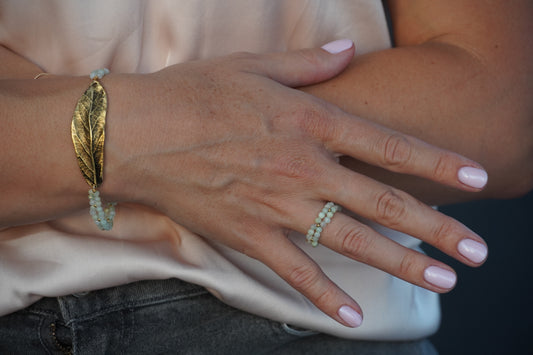 Apple Green Chrysoprase Bracelet