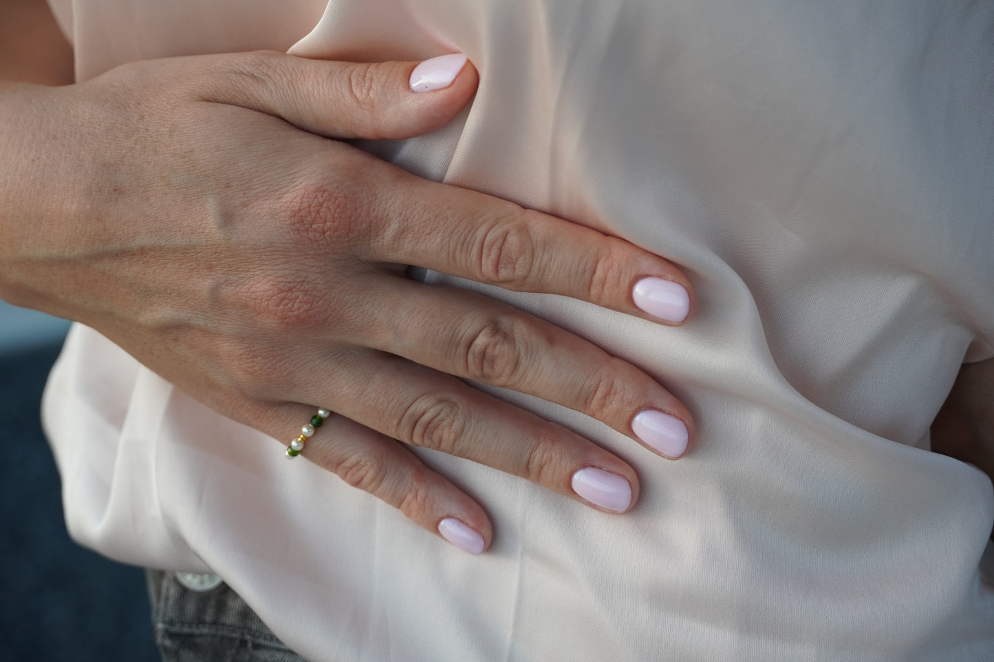 Chrome Diopside Ring