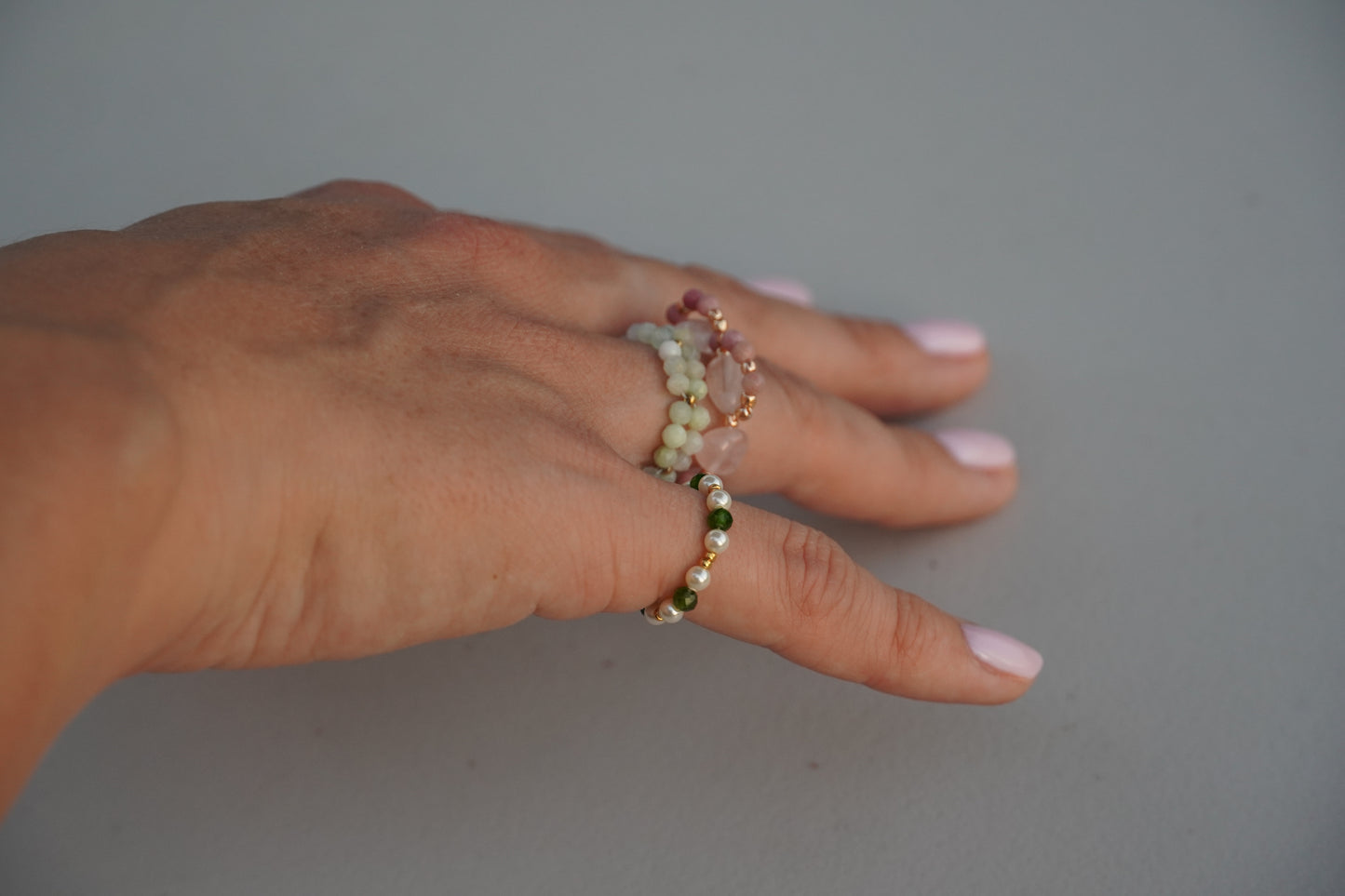 Chrome Diopside Ring