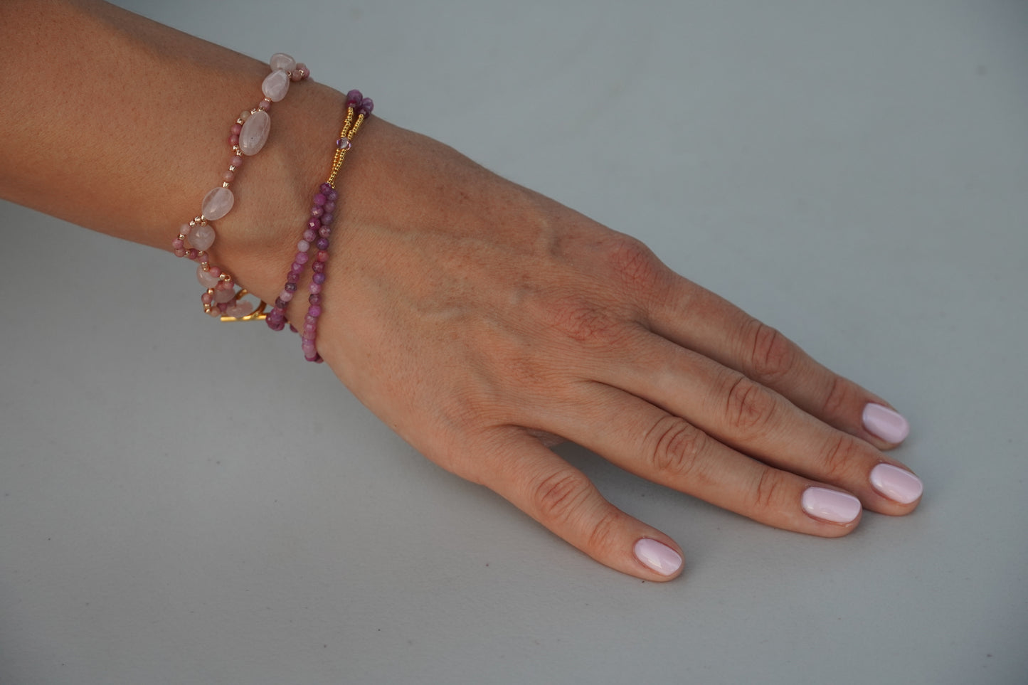 Pink Tourmaline Bracelet