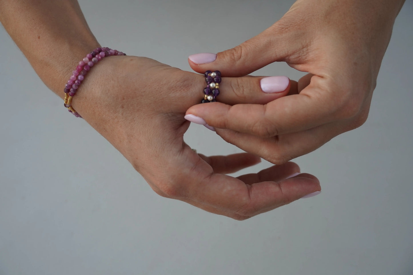 Pink Tourmaline Bracelet