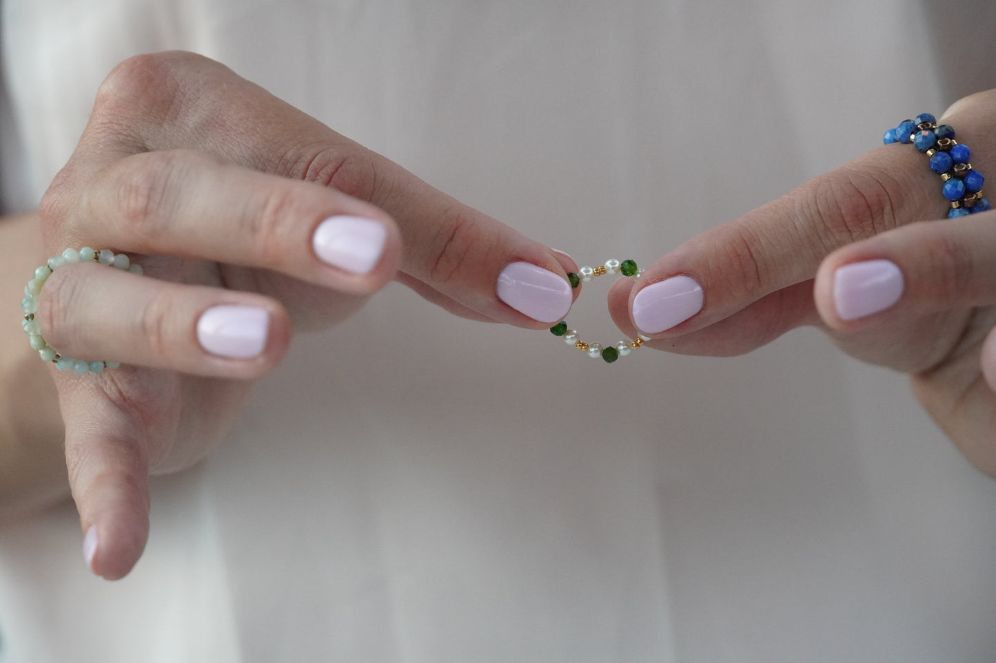 Chrome Diopside Ring