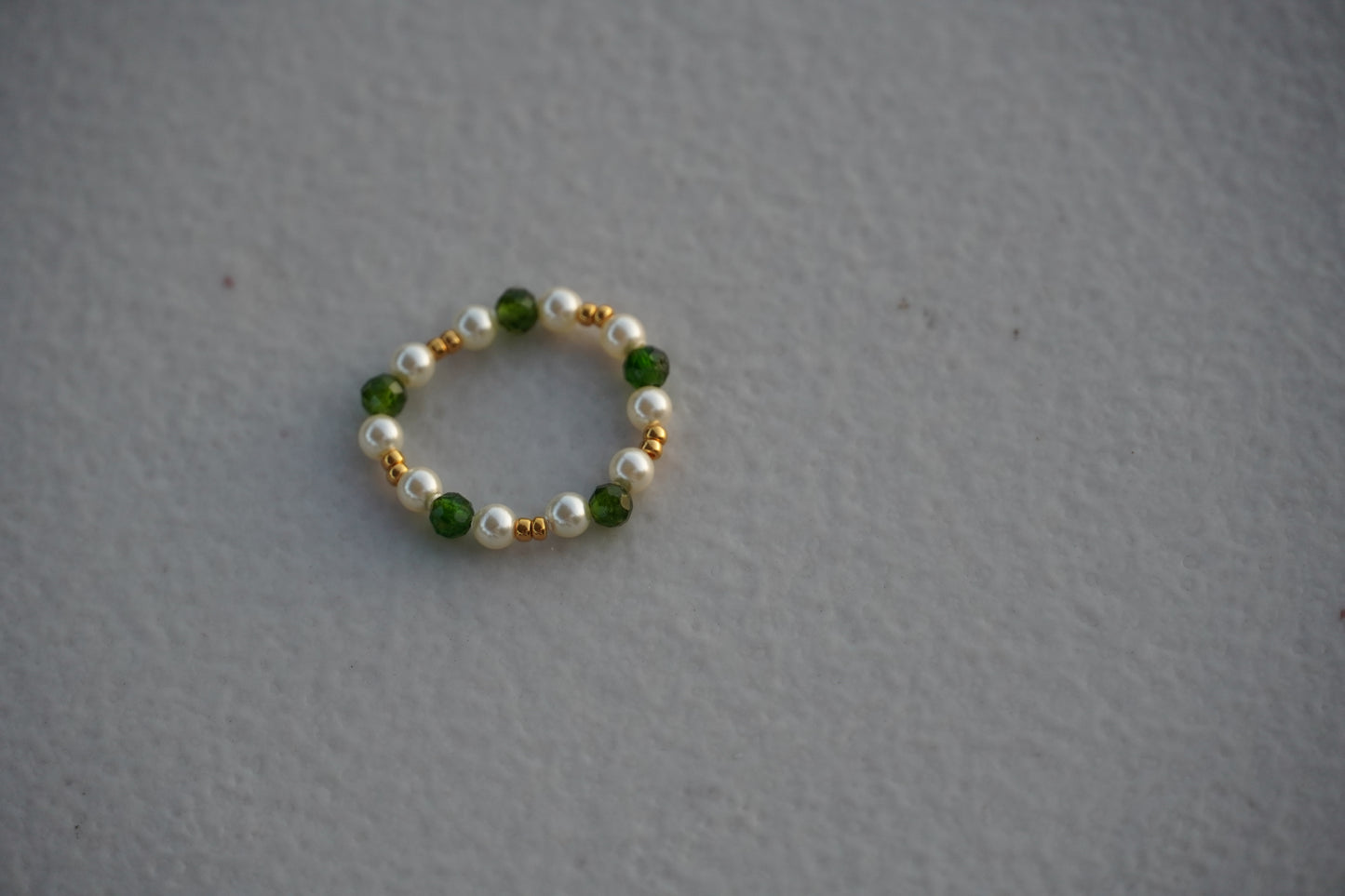 Chrome Diopside Ring