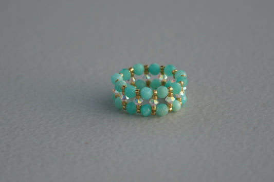 Peruvian Amazonite Ring