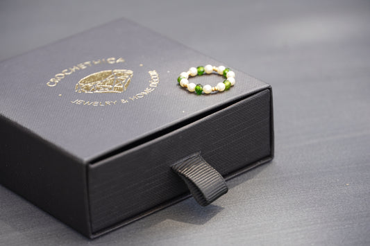 Chrome Diopside Ring