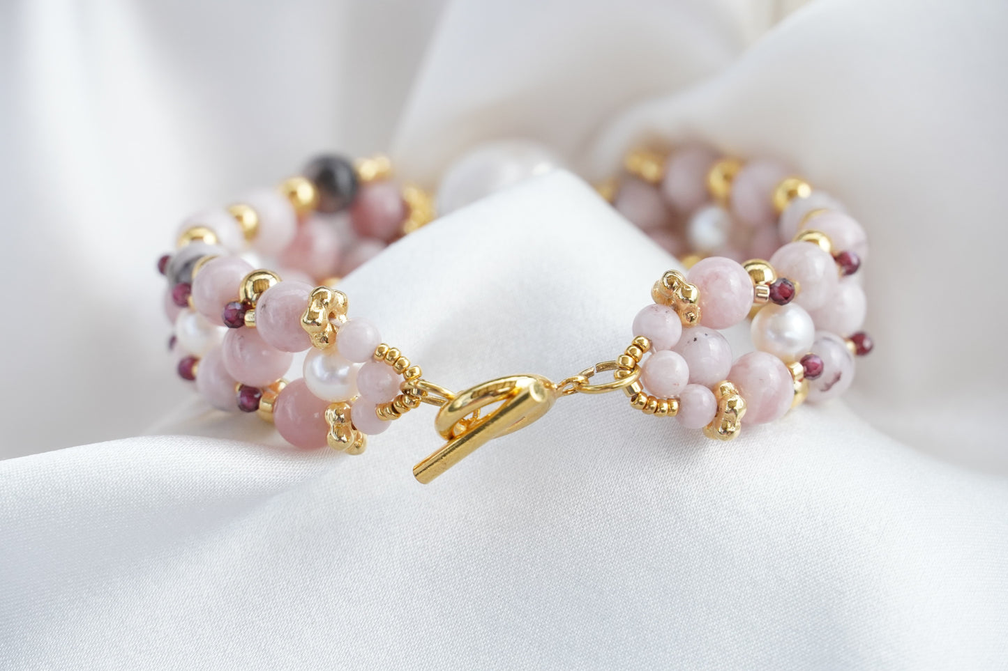 Baroque Pink Opal Bracelet
