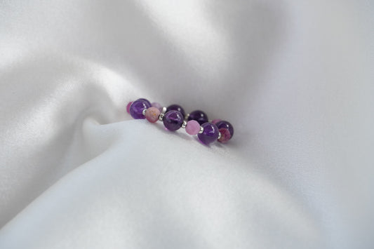 Amethyst and Tourmaline Ring